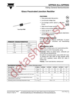 GPP60BHE3/73 datasheet  